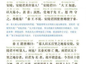 秦时纷争：魂石之力，究竟何用？——探索其神秘价值与影响