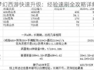 梦幻西游快速升级：经验速刷全攻略详解