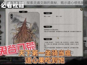 鬼谷八荒道魂融合：探索灵魂交融的奥秘，揭示道心修炼新境界