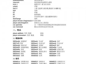 上古卷轴5代码使用攻略：如何高效运用代码操作游戏世界