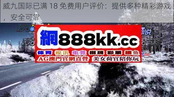 威九国际已满 18 免费用户评价：提供多种精彩游戏，安全可靠