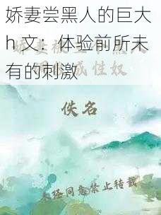 娇妻尝黑人的巨大 h 文：体验前所未有的刺激