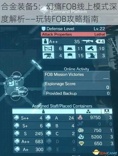 合金装备5：幻痛FOB线上模式深度解析——玩转FOB攻略指南