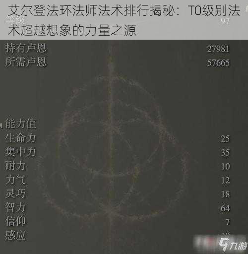 艾尔登法环法师法术排行揭秘：T0级别法术超越想象的力量之源