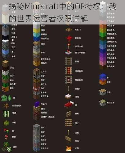 揭秘Minecraft中的OP特权：我的世界运营者权限详解