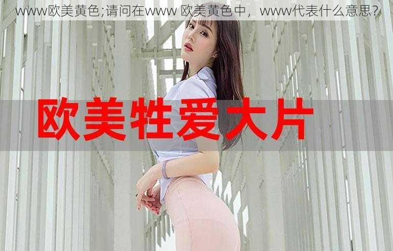 www欧美黄色;请问在www 欧美黄色中，www代表什么意思？