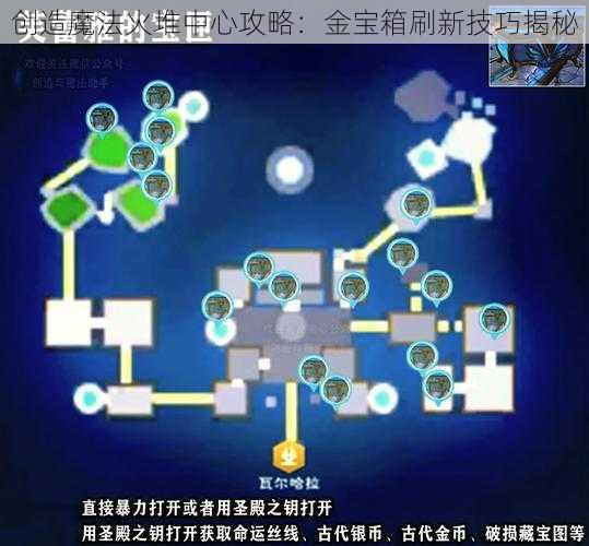 创造魔法火堆中心攻略：金宝箱刷新技巧揭秘