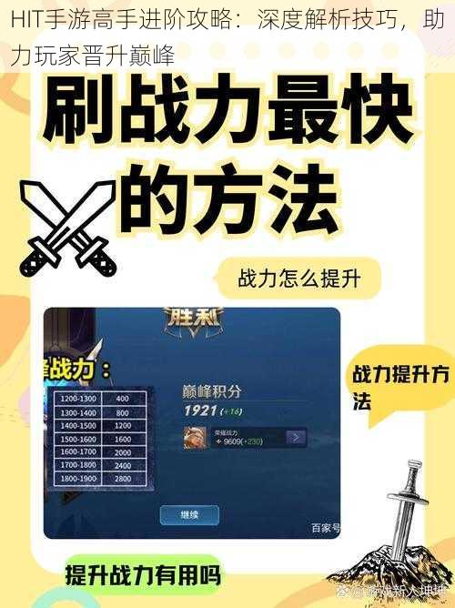 HIT手游高手进阶攻略：深度解析技巧，助力玩家晋升巅峰