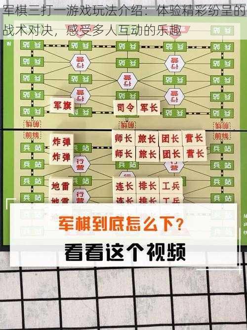 军棋三打一游戏玩法介绍：体验精彩纷呈的战术对决，感受多人互动的乐趣