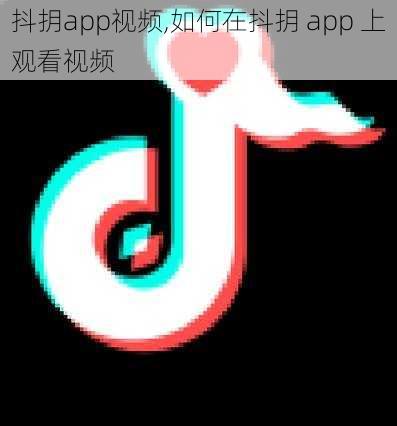 抖抈app视频,如何在抖抈 app 上观看视频