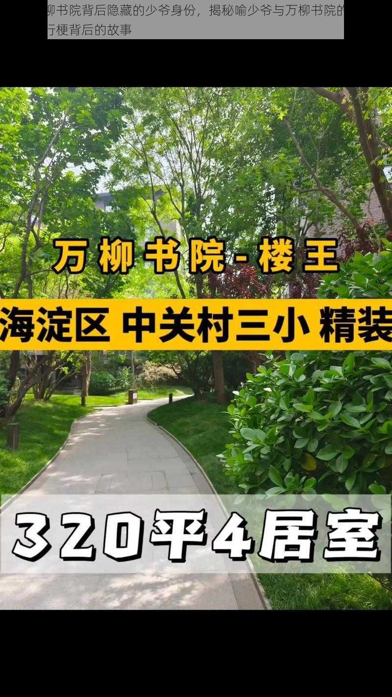 揭秘万柳书院背后隐藏的少爷身份，揭秘喻少爷与万柳书院的奇妙缘分和流行梗背后的故事